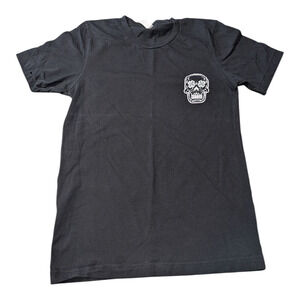 Skull - Black Tee Shirt - Size S -Lucky Bastard Saloon Nashville TX Bella Canvas